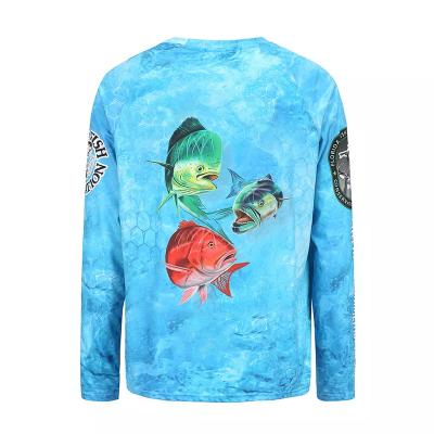 China Baeybe Custom Antibacterial UPF50+ Fishing Wear For Men Quick Dry Breathable Long Sleeve Waterproof T-shirts for sale