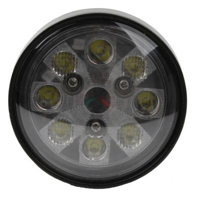 China Alluminum alloy 40W 2800LM round hi-lo / tractor spot beam / trap / flood led work light for sale