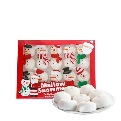 China Halal Meat Natural Fruity Jam Decorating Snowman Marshmallow Candy for sale