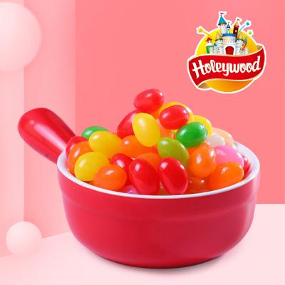 China Normal Polished Blend Fruit Flavor Colorful Chewy Candy Jelly Bean Small Suitable Kids for sale