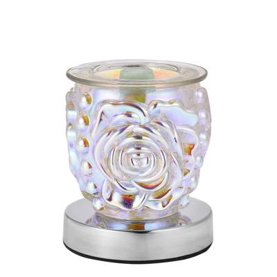 China Spa Restaurant Hotel Home Decor Wax Burner Glass Melting Heater with Removable Electric for Bedroom Home Decor for sale