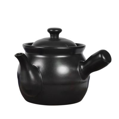 China Factory Direct Viable Stoneware 2.7L Health Medicine Pot Casserole Stew Pot With Chinese Medicine for sale