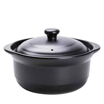 China Sustainable Manufacture High Quality Ceramic Bowl Cooking Hot Pot Dolsot Bibimbap And Soup for sale