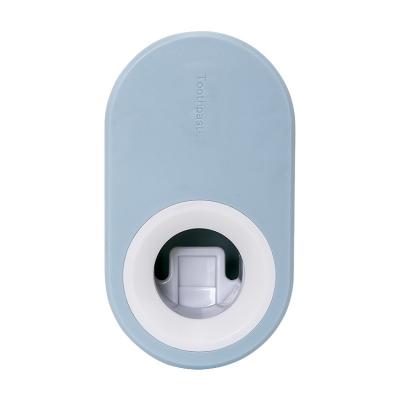 China Wall Mounted Free Stocked Automatic Toothpaste Squeezer Hands With Super Sticky Suction Pad For Kids And Adult for sale