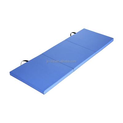 China Jacquard Knitting With Customers Logo Polyethylene Foam Soft Comfortable Yoga Mats Travel Thin Memory Foam Mattress Foam Mattress for sale