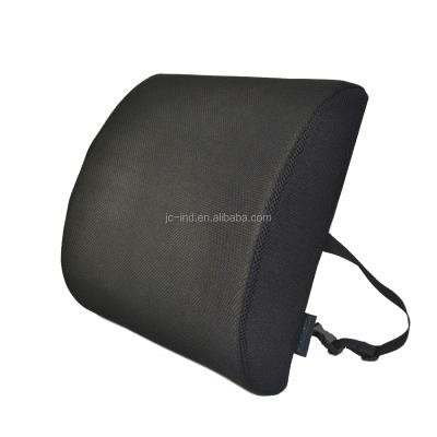 China Memory Foam Office Chair Support Cushion and Car Back Seat Cushion Foam Lumbar Cushion with 3D Mesh Cover for sale