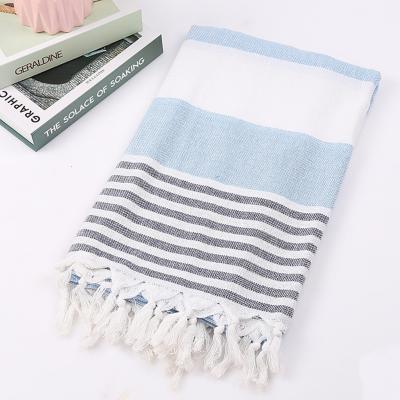 China Sustainable 100% Bamboo Turkish Towel Ribbed Cotton Turkish Towel Cover Luxury Kids Turkish Bath Towel for sale