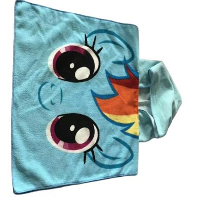 China Best Viable Selling Goods Using New Type Good Quality Baby Swimming Microfiber Poncho Towel for sale