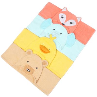 China Soft 100% Child Safe Cotton And Aliphant Baby Cute Animal Towel With Hooded Towel for sale