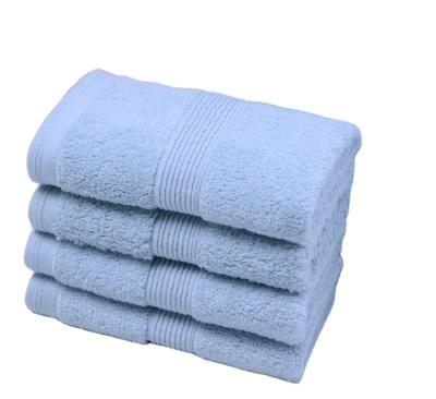 China Sustainable Custom Logo Hotel Set 140cm x 70cm 100% Cotton Bath Towels for sale