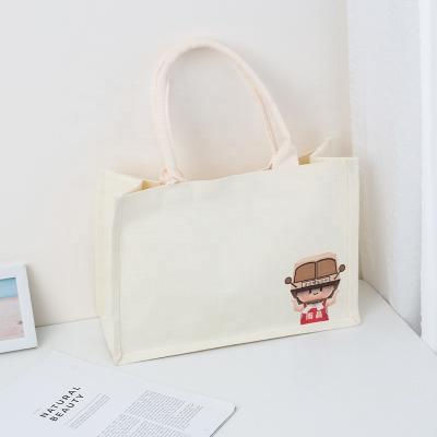 China Reusable New Design Custom Logo Canvas Tote Bag with Pocket and Zipper Handbag Shopping Bags Reusable for sale