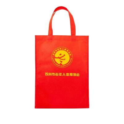 China Wholesale promotional high quality non woven eco friendly reusable shopping bags folding bag with custom logos grocery bag for sale