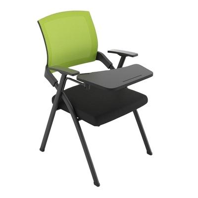 China Foldable School Study Chair With Writing Board Metal Steel Chairs Study Chair With Notepad for sale