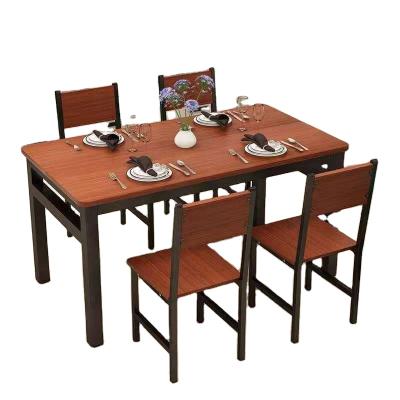 China Industrial Factory Fast Food Table Cheap Base Modern Industrial Wooden Cafe Restaurant Furniture for sale