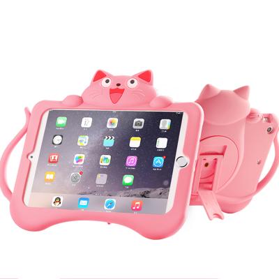 China Custom Heavy Duty Protective Kids Tablet Cover Child Proof Tablet Case Cover For iPad Air 2 9.7 Inch Silicone Tablet Case for sale