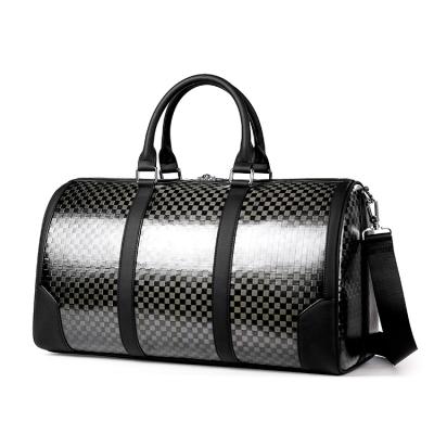 China New Type High Quality Fire Retardant And Waterproof Durable Carbon Fiber Travel Bag Leather Duffel Bag for sale