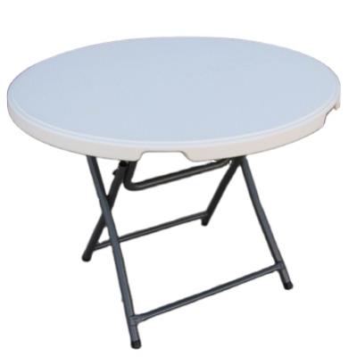 China Outdoor Furniture Collapsible Plastic Wedding Folding Banquet Round Tables For Events for sale