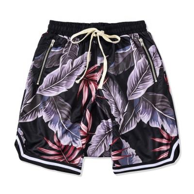 China Finch Garment 2022 High Quality Men Summer Custom Panel Anti-Wrinkle Shorts Full Print Men's Beach Casual Shorts for sale