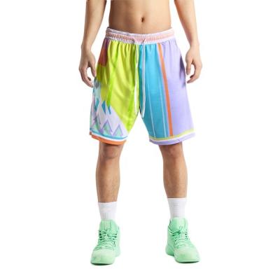 China Finch Garment Anti-Wrinkle Sports Casual Basketball Shorts Wholesale Custom Summer Men Colorblock Shorts for sale