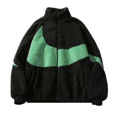 China Finch Garment Logo High Quality Fleece Jacket Winter Breathable Warm Men's Custom Zipper Coat for sale