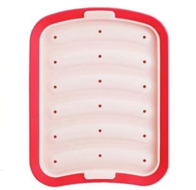 China Sustainable Eco - Friendly Low Temperature Resistance Baking Silicone Sausage Ham Hot Dog Mold for sale