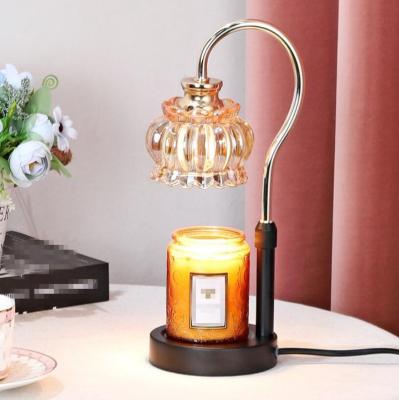 China Simple Modern Wick Less Aromatherapy Lamp 120v 240v Crystal Candle Warmer Lamp for sale