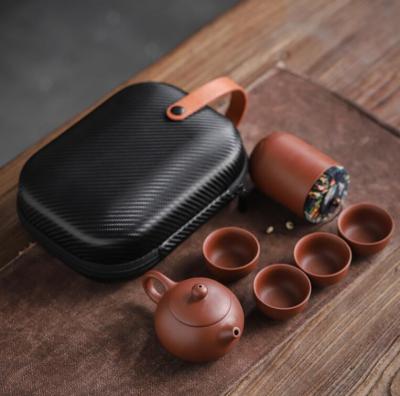 China Tea Cup Stored Teapot Set Outdoor Travel Portable Tea Set for sale