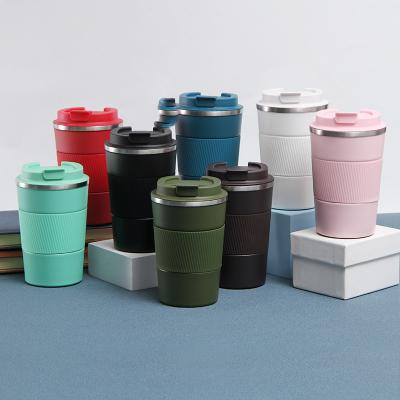 China Sustainable Double Wall Stainless Steel Travel Coffee Mugs Vacuum Insulated Tumbler for sale