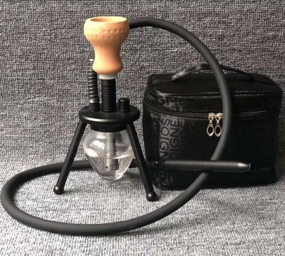 China Eco-friendly wholesale cheap small glass shisha travel hookah with accessories for sale