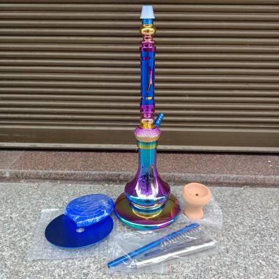 China Eco-friendly Free Custom Glass Hookah Hot Sale Color Logo Cheap Shisha Set for sale