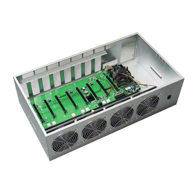 China With Integrated Case Eight Professional Card Fan B85 Motherboard Case Computer Motherboard With Graphics Card Chassis for sale