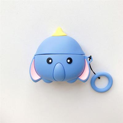 China 2021 Seamless Fit Silicone Earphone Cover For Airpods Protector 3D Fly Elephant Asshole Cartoon Earbuds Cases For Pro Airpods Ear Accessories for sale