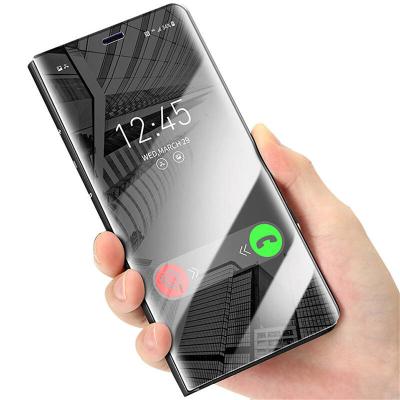 China 2021 Mirror Flip Design New Plating Mirror Flip Phone Case For iPhone xs 11 12 max xr pro for sale