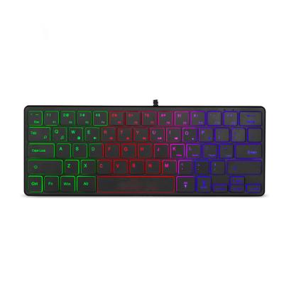 China Waterproof And Dustproof Adjustable Gaming Keyboard LED Membrane Breathing Light Wired Backlit Keyboard for sale