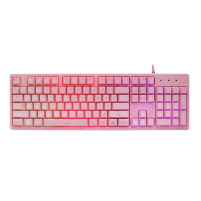 China Factory wholesale plastic mechanical keyboard 2 kinds 