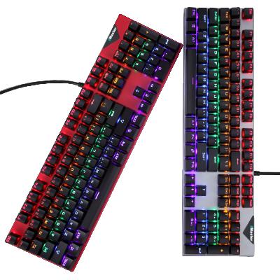 China Full 20 Keys Plug And Play Metal Panel Mechanical Keyboard Luminous Effects Conflict Free Keys for sale