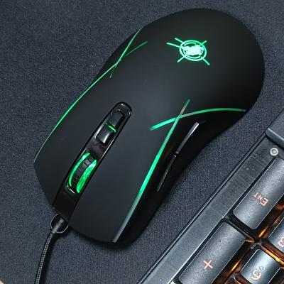 China 3D 7 Color Backlight Blast Ease Gamer 7D Mouse Wired Gaming Mouse for sale