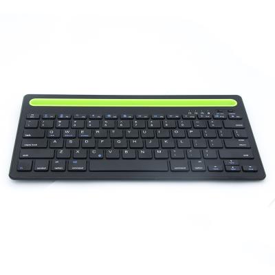 China Wireless BT 3.0 Ultra Thin Wireless Keyboard Scissor Type BT Radio 78 Keys Keyboard With Stand Mobile Function for sale