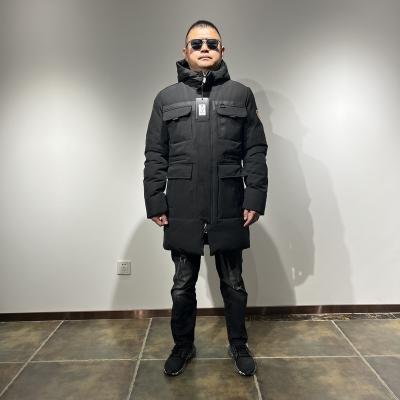 China High Quality Casual Winter Outdoor Waterproof Windproof Thick Cotton Padded Men Plus Size Warm Stripper Jacket Ditch Coat Parka for sale