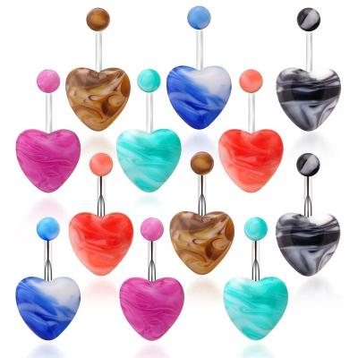 China FASHIONABLE sunrise piercing 3 sieraden Belly Button Gothic Ring Pack Body Piercing Jewelry Surgical Steel Shiny Belly button for sale