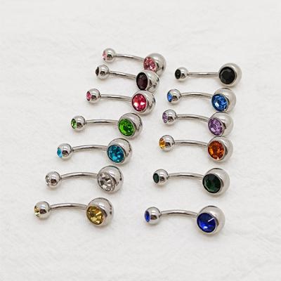 China Joias Hip Hop 316L FASHION CZ Piercing Stainless Steel Dangle Earrings Bling Helix Ear Cartilage Body Piercing Jewelry for sale