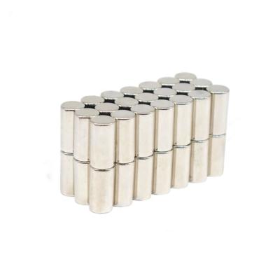 China Industrial Magnet D10 X 20 Mm Customized High Performance Super Strong Neodymium Cylinder N52 Magnet for sale