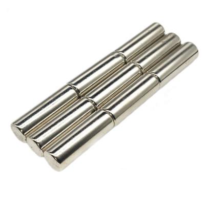 China 30 Mm Industry Grade Industrial Magnet D10 X Solid Diametrically Magnetized Cylinder Neodymium Magnet Axially for sale