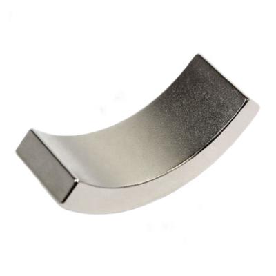 China Industrial super magnet high precision n40uh custom brush motor curved arc neodymium magnets for sale