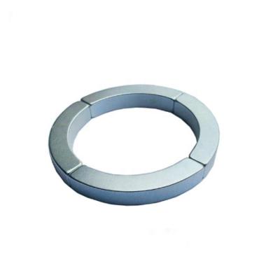 China Customized Industrial Magnet Sizes Full Grade Zn Coated Strong Free Energy Curved Flywheel Neodymium Magnets for sale