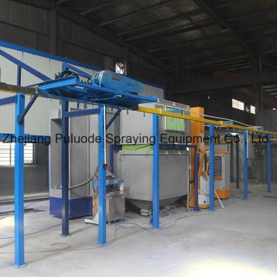 China Full Set Automatic Electrostatic Powder Coating Production Line Advertising Company for sale