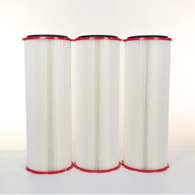 China Advertising company polyester filter cartridge for powder coating booth for sale