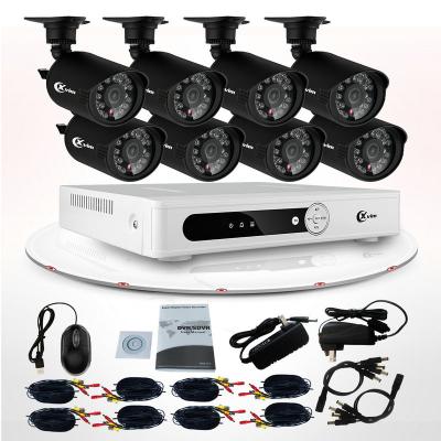 China 8 Channel Wireless Home CCTV Camera Kit / Surveillance DVR Kits With 700TVL IR-cut for sale