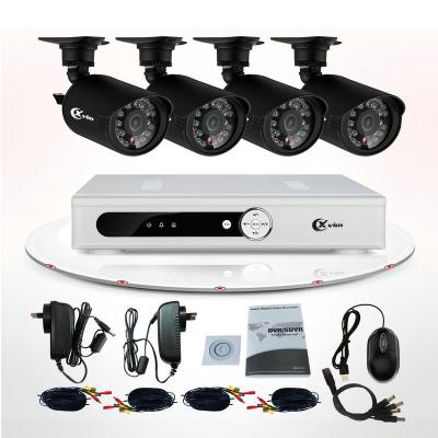 China CMOS IR 4 Channel CCTV DVR Kit Wireless Outdoor Security Camera Systems For Home for sale