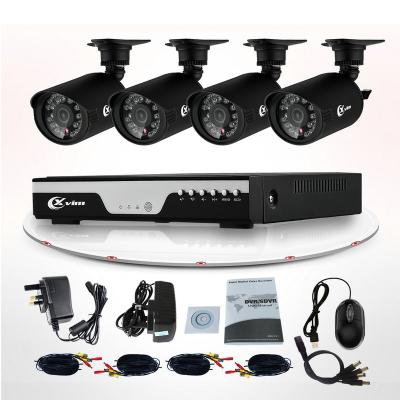 China Security CCTV H.264 HD 4ch CCTV DVR Kit with IR-CUT / Network Digital Video Recorder for sale